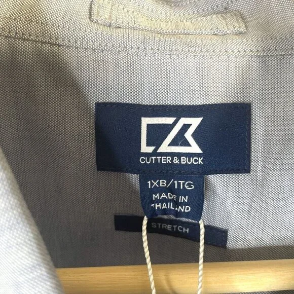 Cutter & Buck New England Patriots Men's Big & Tall 1XB Long Sleeve Shirt NWT - Picture 5 of 11